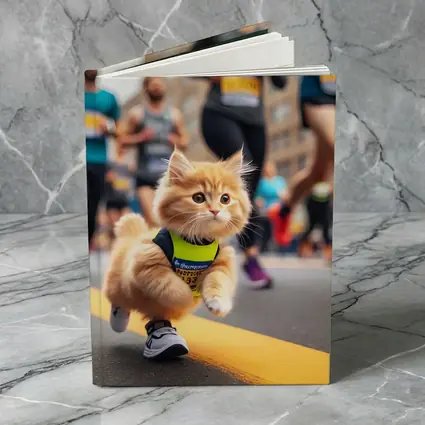 Kitten Running Marathon Race City Street