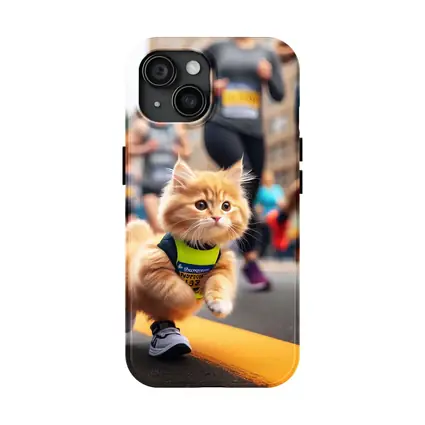Kitten Running Marathon Race City Street