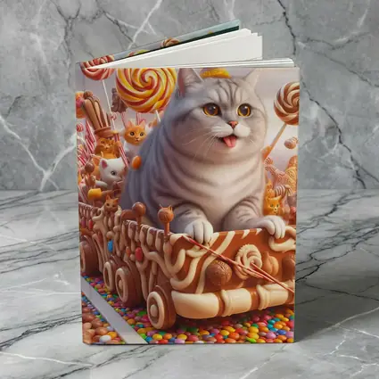 British Shorthair Cat Candy Land Adventure