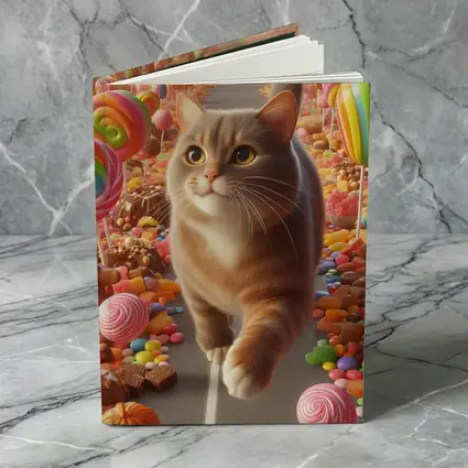 British Shorthair Cat Candy Land Fantasy