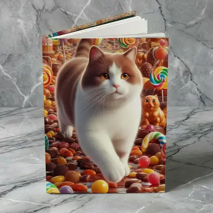 British Shorthair Cat Candy Sweets Fantasy World