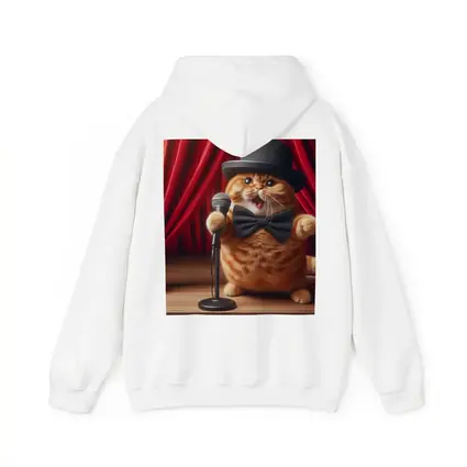 Orange Scottish Fold Cat Stage Performance