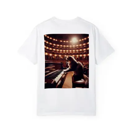 Cat Playing Piano Grand Concert Hall