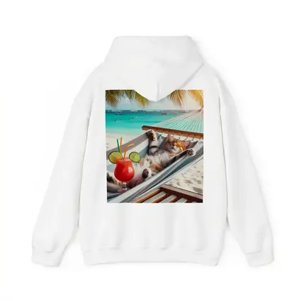 Relaxing Cat Hammock Tropical Beach Summer