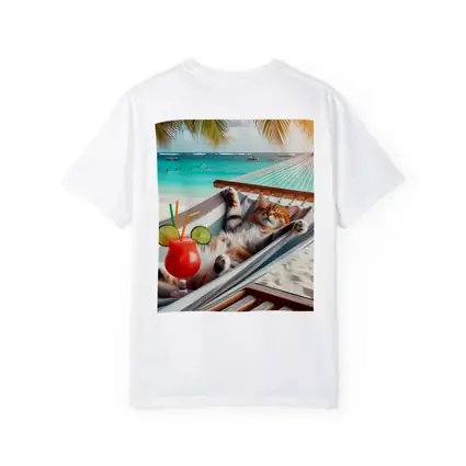 Relaxing Cat Hammock Tropical Beach Summer