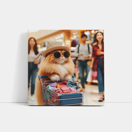Persian Cat Shopping Mall Sunglasses Hat