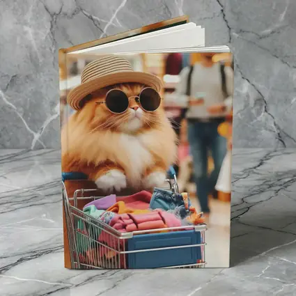 Persian Cat Shopping Mall Sunglasses Hat
