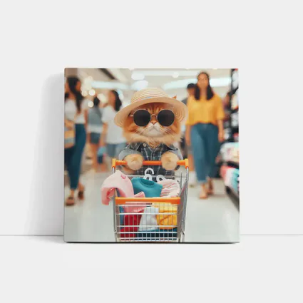 Orange Cat Shopping Mall Sunglasses Hat