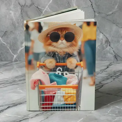 Orange Cat Shopping Mall Sunglasses Hat