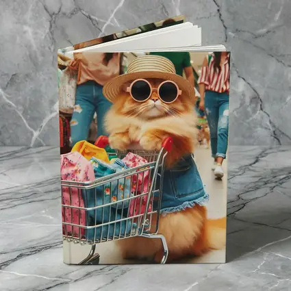 Persian Cat Shopping Mall Funny Sunglasses