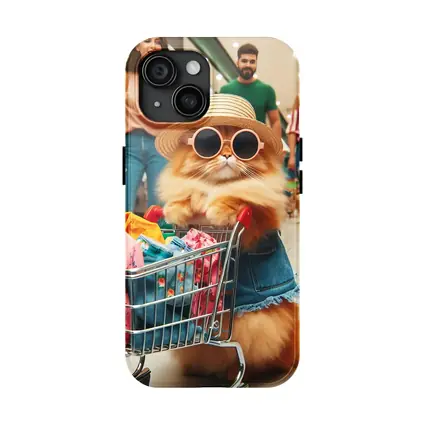 Persian Cat Shopping Mall Funny Sunglasses