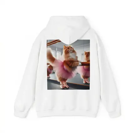 Orange Cat Ballerina Pink Tutu Dance Studio