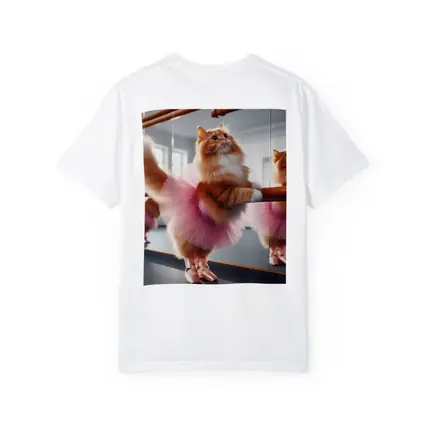 Orange Cat Ballerina Pink Tutu Dance Studio