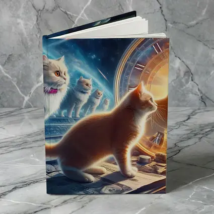 Cats Time Travel Space Money Fantasy Art