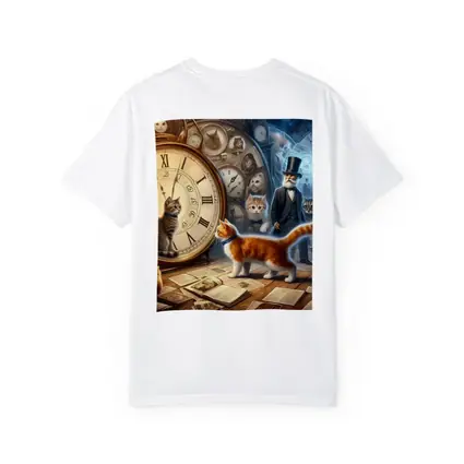 Cats Time Travel Fantasy Steampunk Scene
