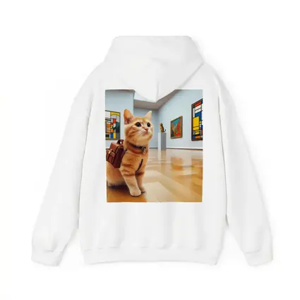 Orange Tabby Cat Art Gallery Museum
