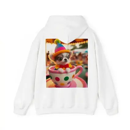 Chihuahua Puppy Clown Hat Teacup Carnival