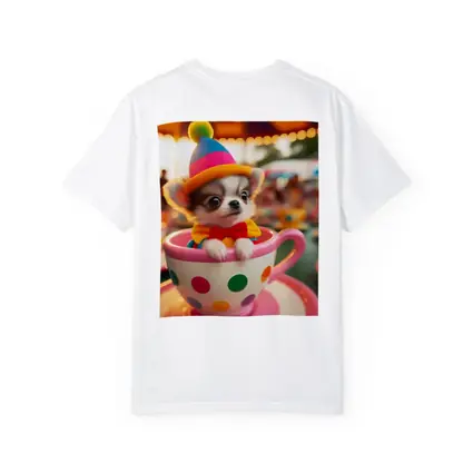 Chihuahua Puppy Clown Hat Teacup Carnival