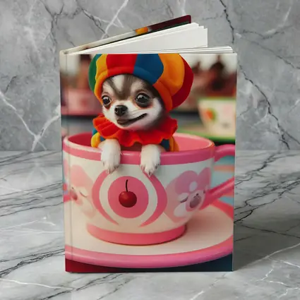 Chihuahua Clown Hat Teacup Carnival Ride