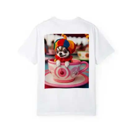 Chihuahua Clown Hat Teacup Carnival Ride