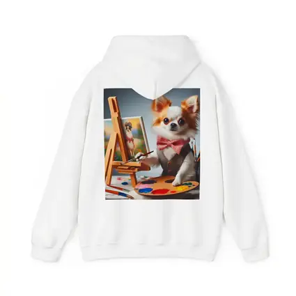 Chihuahua Artist Painting Portrait Bow Tie