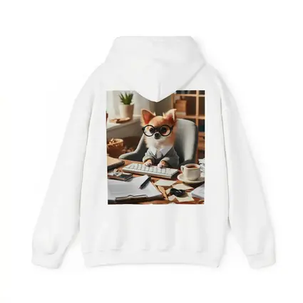 Chihuahua Boss Working At Office Desk