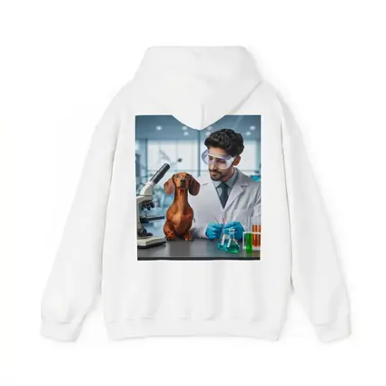 Dachshund Dog Scientist Laboratory Research Art