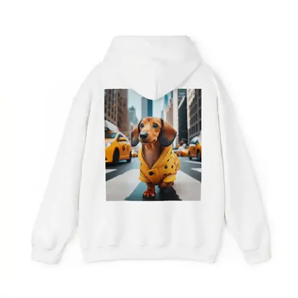 Dachshund Yellow Coat New York City Street