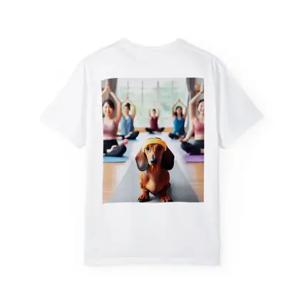 Dachshund Dog Yoga Class Studio