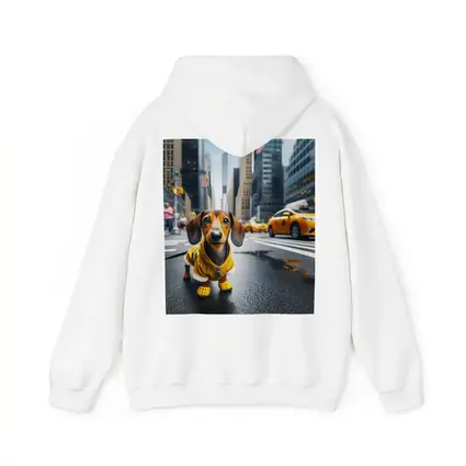 Dachshund Dog Yellow Outfit New York City