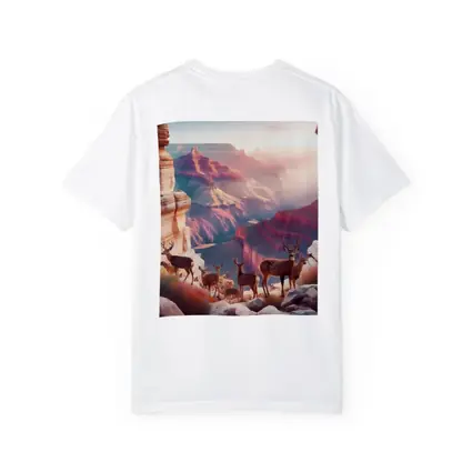 Deer Herd Grand Canyon Sunrise Landscape
