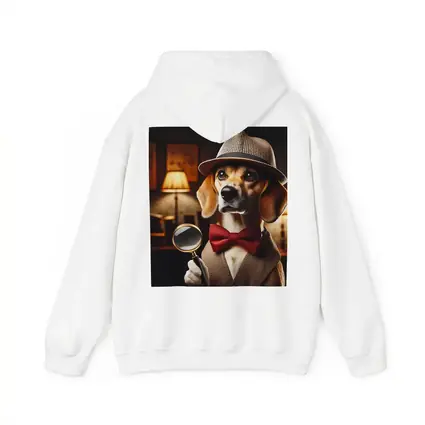 Detective Beagle Dog With Magnifying Glass