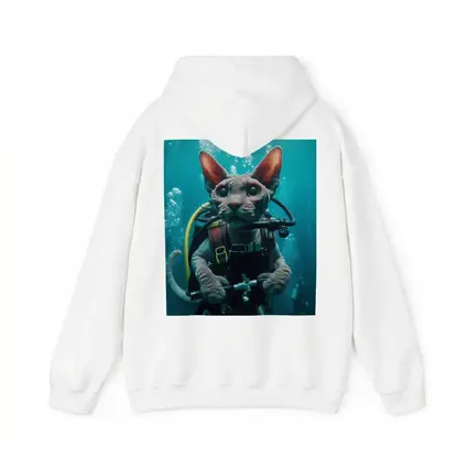 Sphynx Cat Scuba Diver Underwater Adventure