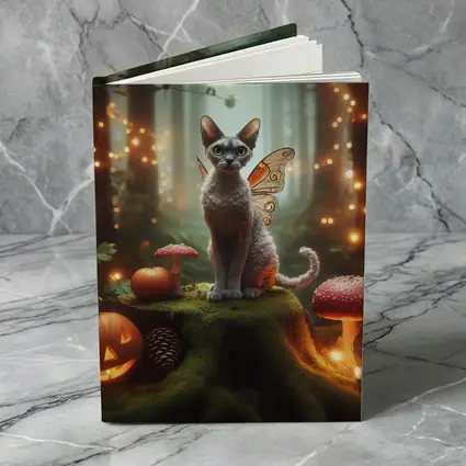 Devon Rex Fairy Cat Enchanted Forest Halloween