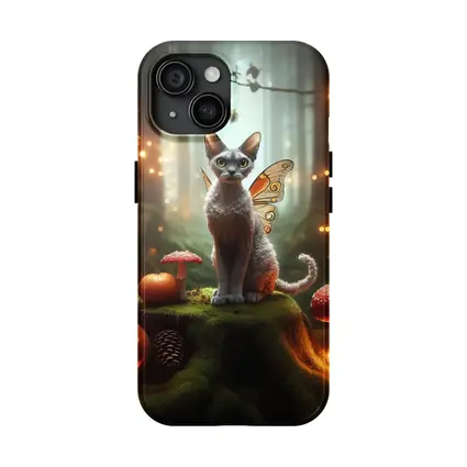 Devon Rex Fairy Cat Enchanted Forest Halloween