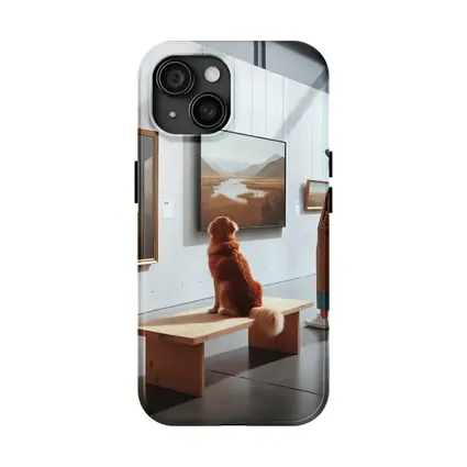 Golden Retriever Dog Art Gallery Museum