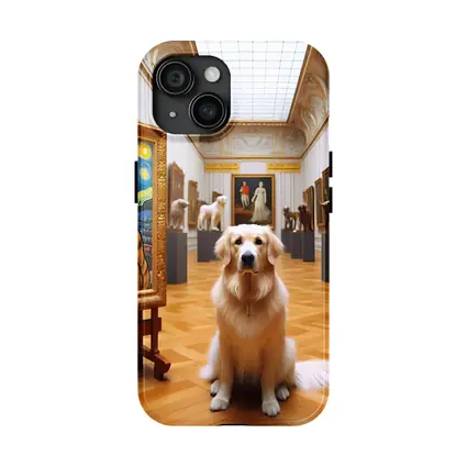 Golden Retriever Dog Art Gallery Museum