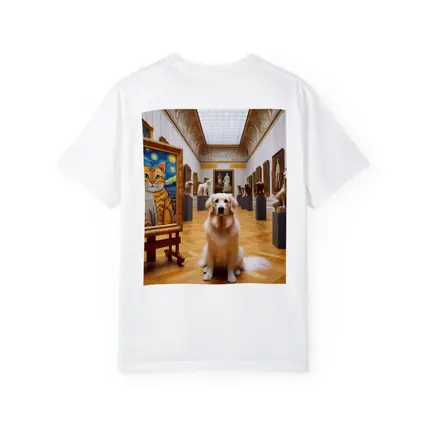 Golden Retriever Dog Art Gallery Museum