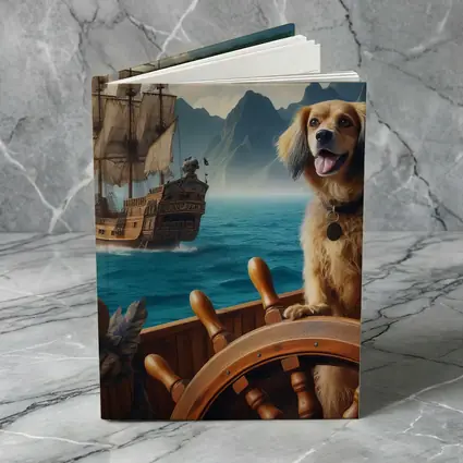 Happy Dog Pirate Ship Ocean Adventure