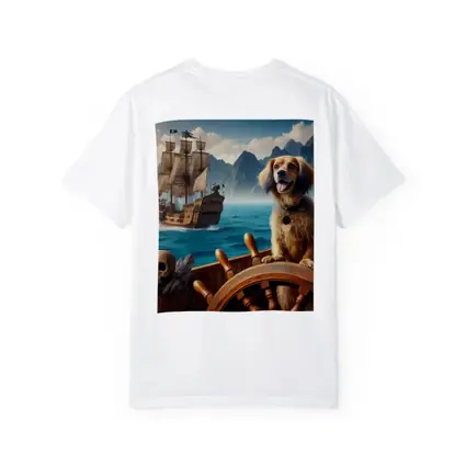 Happy Dog Pirate Ship Ocean Adventure