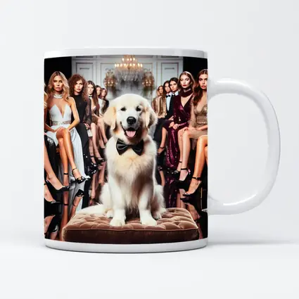 Golden Retriever Dog Fashion Show Glamour