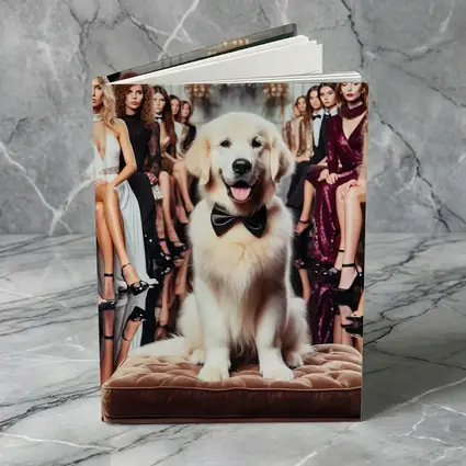 Golden Retriever Dog Fashion Show Glamour