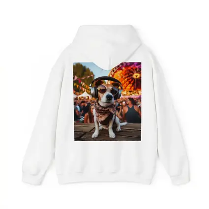 Jack Russell Terrier DJ Festival Crowd Scene