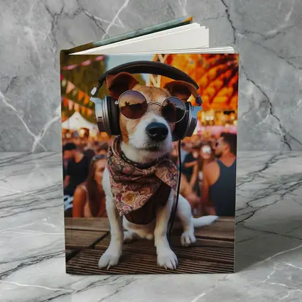 Jack Russell Terrier DJ Festival Crowd Scene