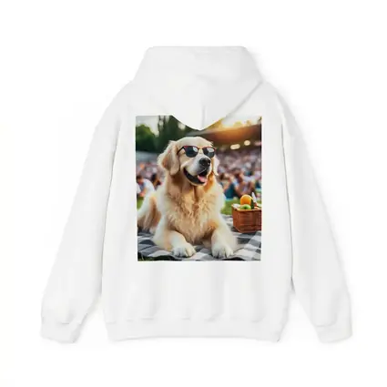 Golden Retriever Sunglasses Picnic Summer Outdoors
