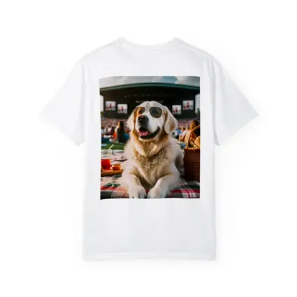 Golden Retriever Sunglasses Outdoor Concert Festival