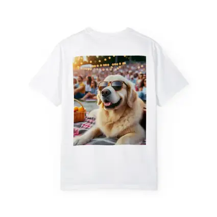 Golden Retriever Sunglasses Outdoor Summer Concert