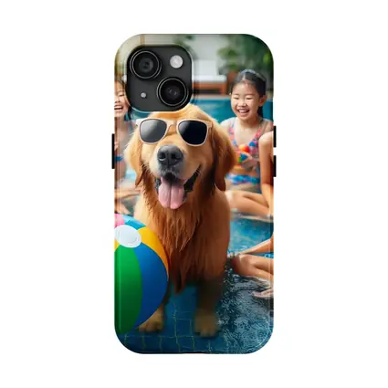Golden Retriever Sunglasses Kids Pool Party