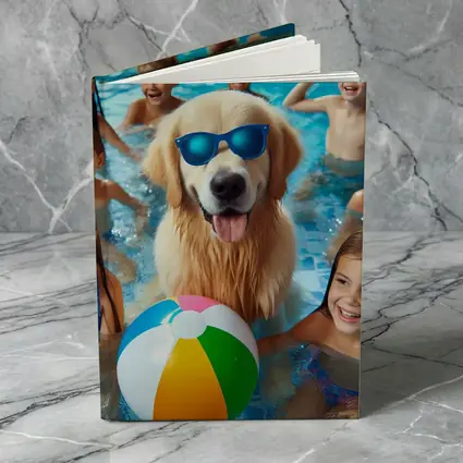 Golden Retriever Sunglasses Kids Pool Party