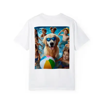 Golden Retriever Sunglasses Kids Pool Party